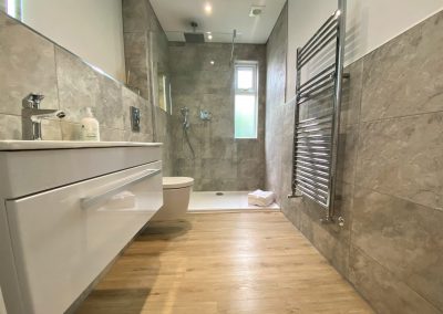 downstairs shower room